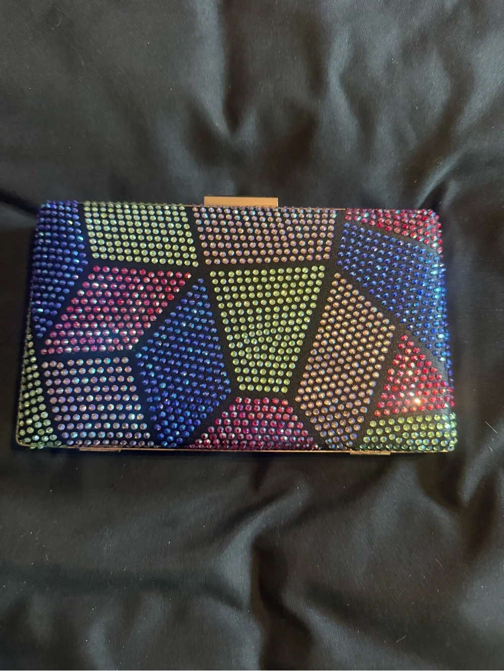 Multicolor Crystal Geometric Clutch